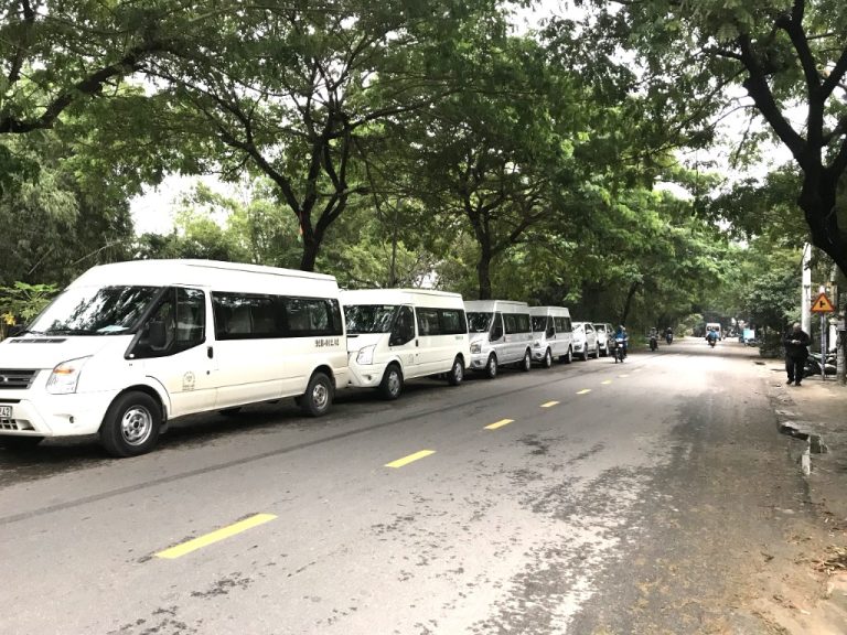 Rose Travel fleet of minivans